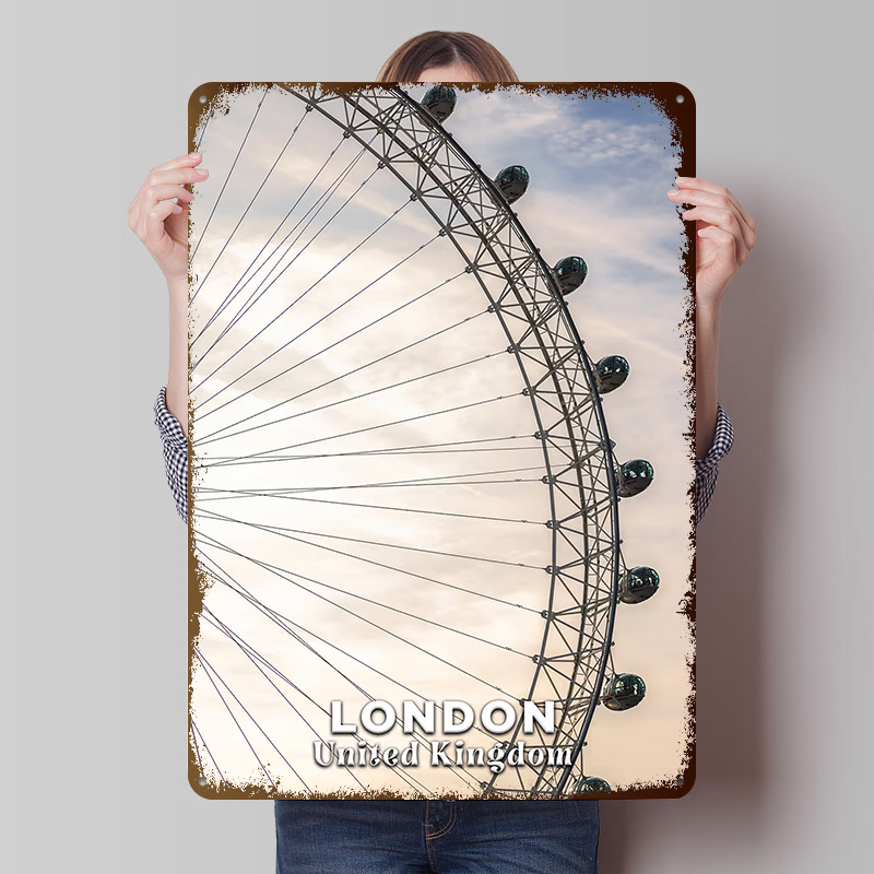 Men'S Accessories London - London Eye United Kingdom Poster Cetak