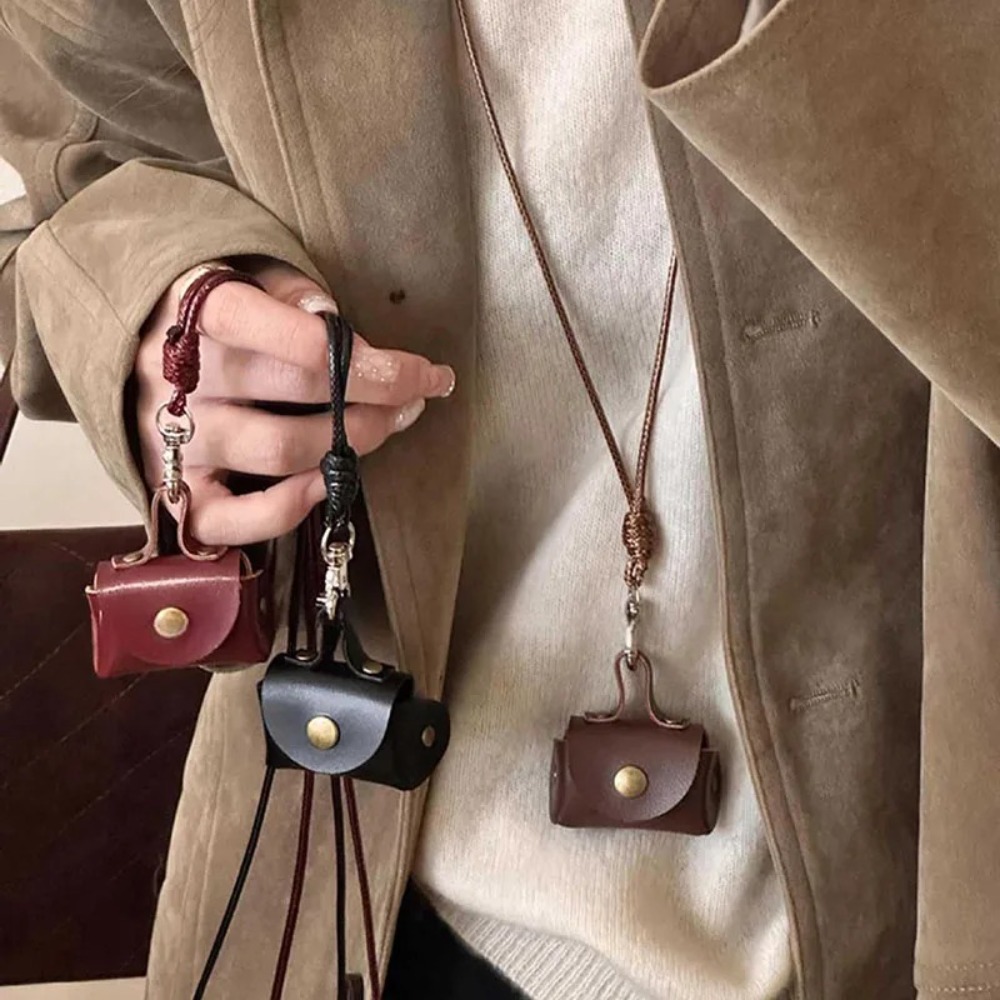 Dompet koin leher gantung kuli - Men Accessories Neck Chain ulasan dan harga
