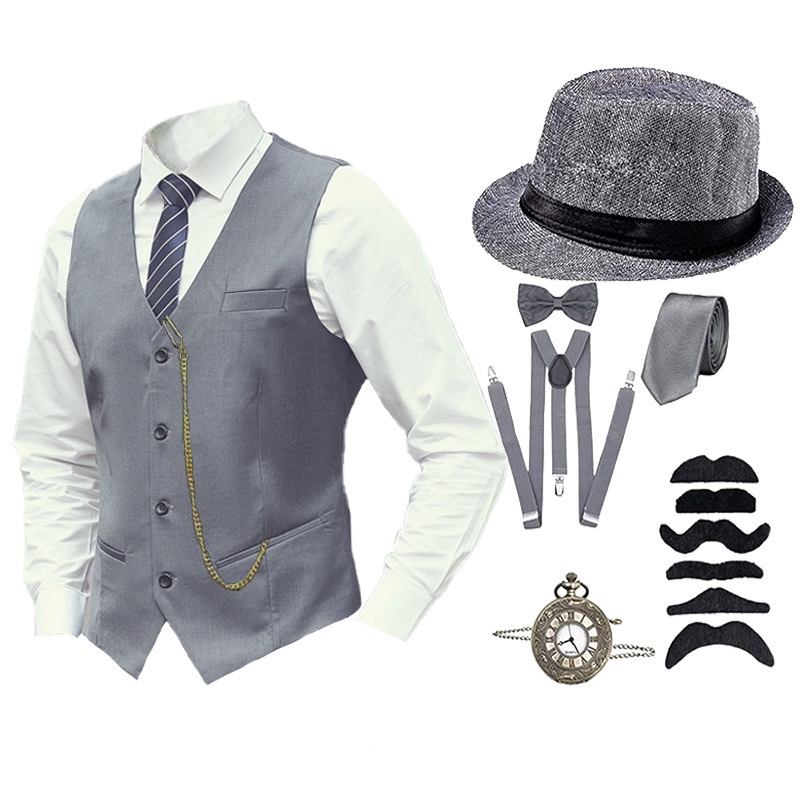 Set Kostum dan Aksesori Pria B - Men'S Accessories In The 1920S ulasan dan harga