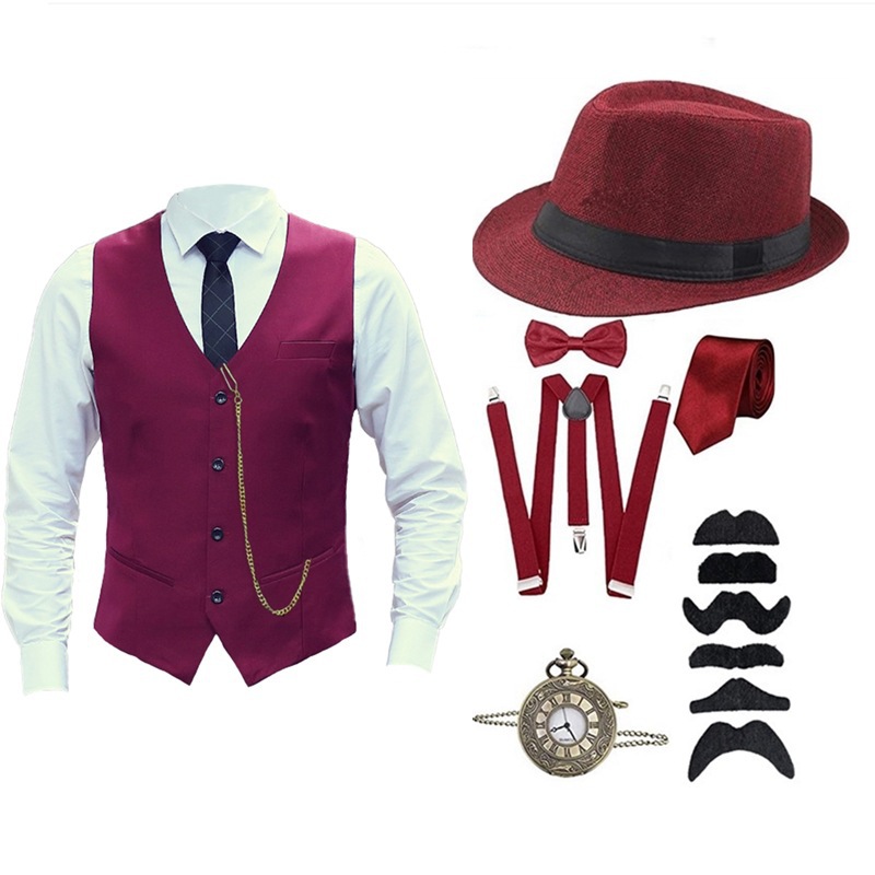 Set Kostum dan Aksesori Pria B - Men'S Accessories In The 1920S ulasan dan harga