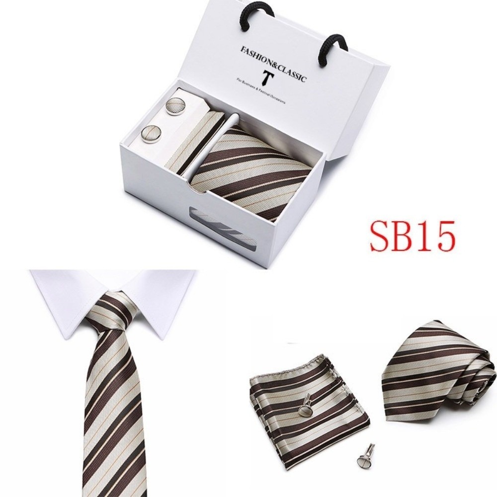 Kotak Hadiah Dasi Sutra Tenun  - Neck Tie Set Box ulasan dan harga