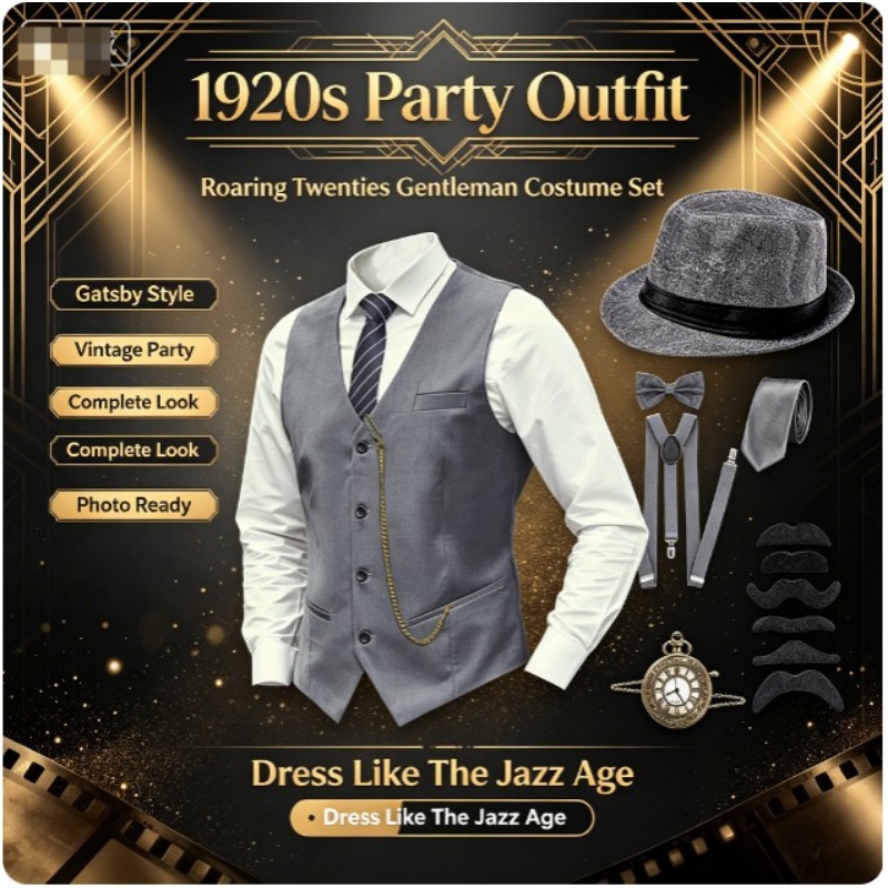Set Aksesoris Pria Era 1920-an - Men'S Accessories In The 1920S ulasan dan harga