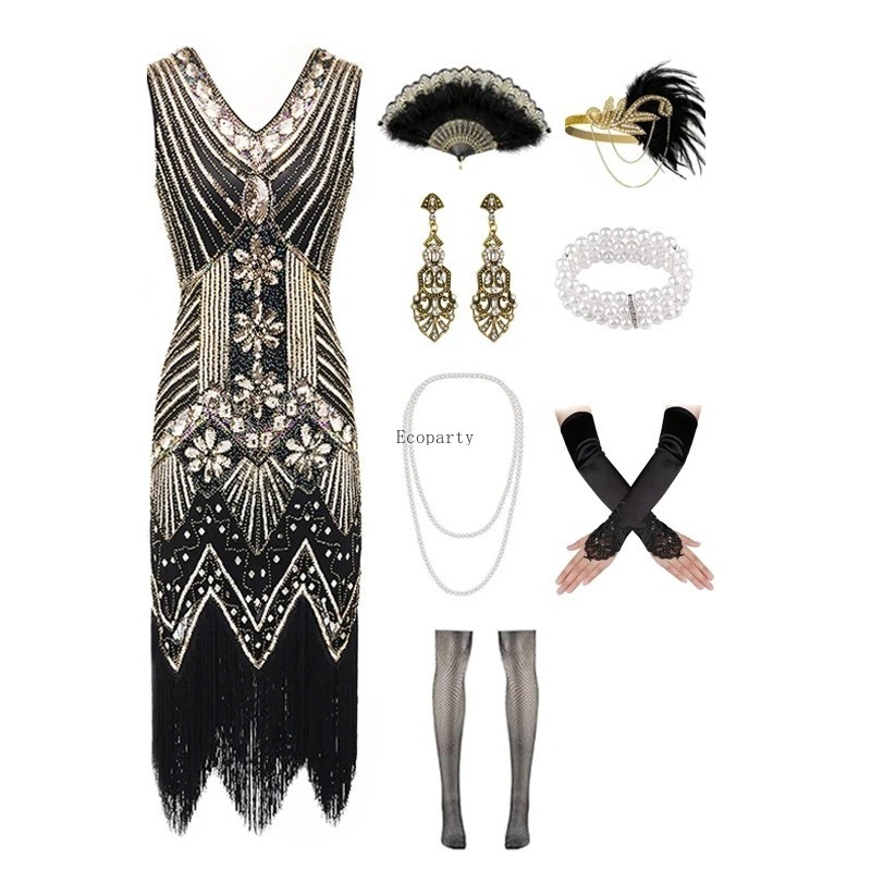 Gaun Flapper Era 1920-an untuk - Men'S Accessories In The 1920S ulasan dan harga
