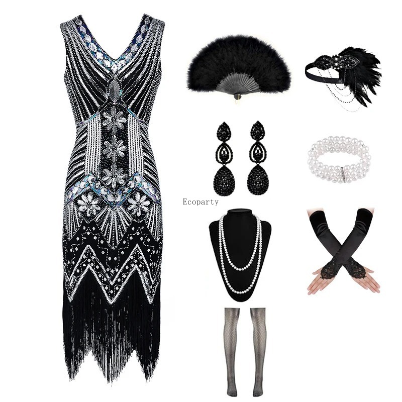Gaun Flapper Era 1920-an untuk - Men'S Accessories In The 1920S ulasan dan harga
