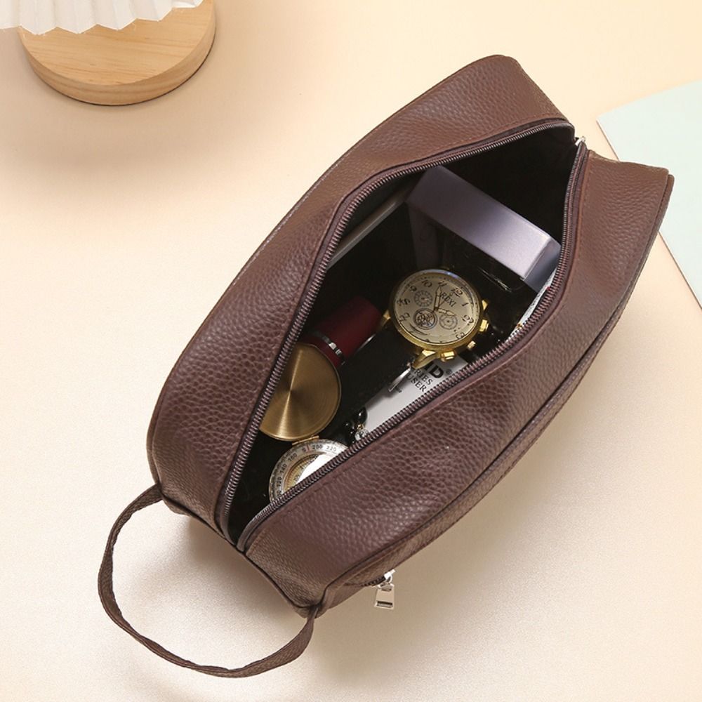 Tas Kosmetik Pria Berkapasitas - Travel Organizer Men ulasan dan harga