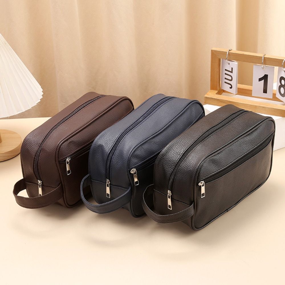 Tas Kosmetik Pria Berkapasitas - Travel Organizer Men ulasan dan harga